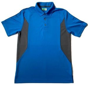 Ben Hogan Performance Golf Polo Shirt Blue + Black - Men’s Size M